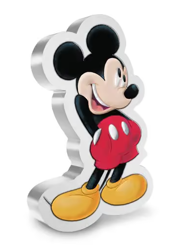 2021 1oz  $2 DISNEY MICKEY MOUSE FINE SILVER COIN