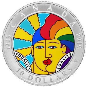 2019 1/2oz $10 EQUALITY FINE SILVER COIN