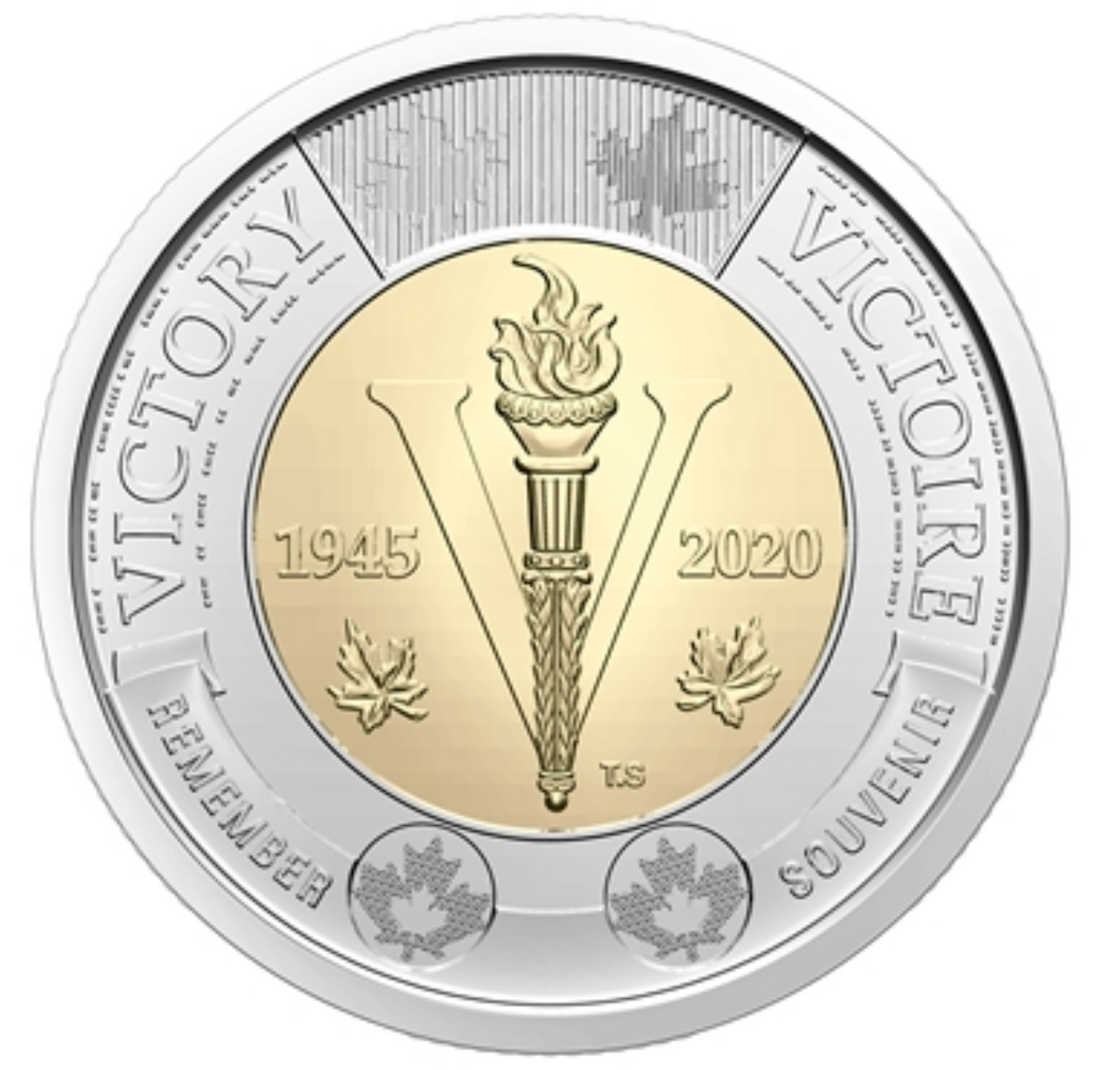 2020 $2 SPECIAL WRAP ROLL 75TH ANNIVERSARY OF THE END OF THE SECOND WORLD WAR UNCOLOURED)