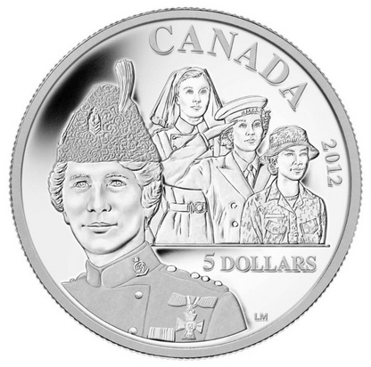2012 $5 SILVER COIN - GEORGINA POPE