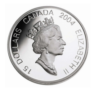 2004 1oz $15 LUNAR COIN "YEAR OF THE MONKEY"