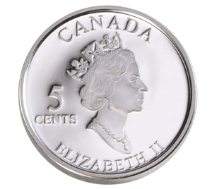 2002 5 CENTS VIMY RIDGE COIN