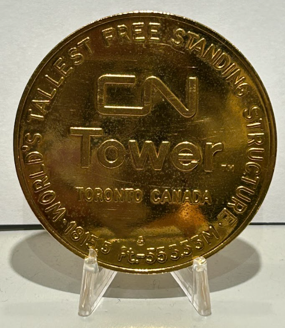 TORONTO CN TOWER MEDAL