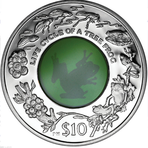 2011 $10 LIFECYCLE OF A TREE FROG