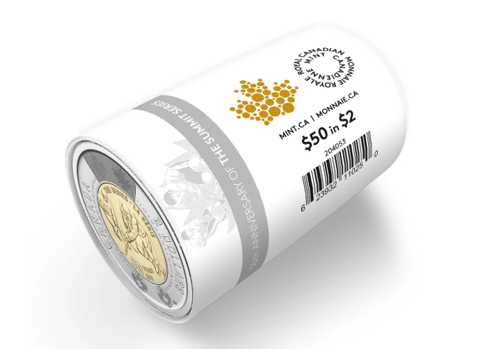 2022 $2 SPECIAL WRAP ROLL 50TH ANNIVERSARY OF THE SUMMIT SERIES (NON-COLOUR)