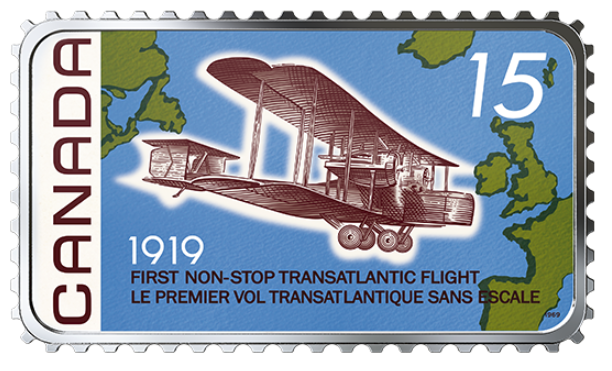2019 1oz $20 100TH ANNIVERSARY OF THE FIRST NON-STOP TRANSATLANTIC FLIGHT FINE SILVER COIN