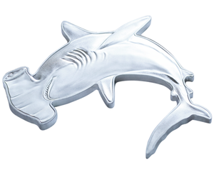 2020 1oz $2 PURE SILVER COIN - GREAT HAMMERHEAD SHARK