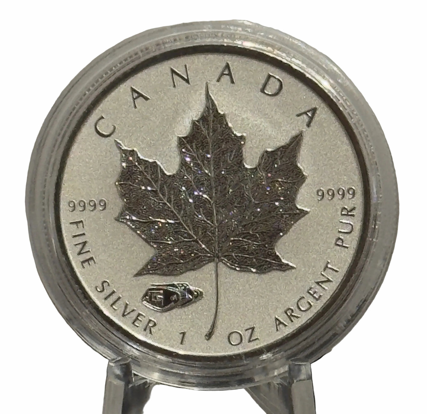 E-TRANSFER ONLY - 2016 1oz $5 SILVER MAPLE LEAF PRIVY MARK: TANK BULLION COIN