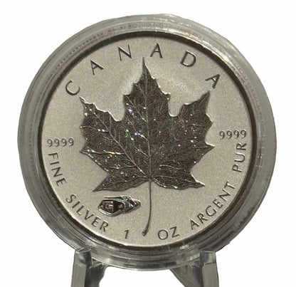 E-TRANSFER ONLY - 2016 1oz $5 SILVER MAPLE LEAF PRIVY MARK: TANK BULLION COIN