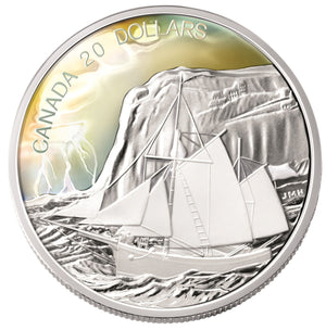 2006 1oz $20 TALL SHIPS COLLECTION: THE KETCH FINE SILVER COIN