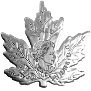 2015 1oz $20 THE CANADIAN MAPLE LEAF FINE SILVER COIN