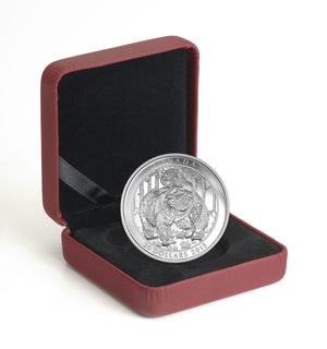 2015 1oz $20 GRIZZLY BEAR: TOGETHERNESS FINE SILVER COIN
