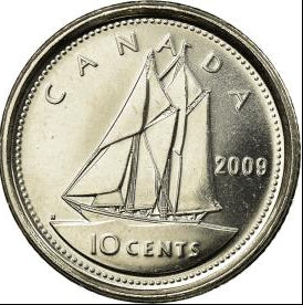 2009 10-CENT WRAP ROLL