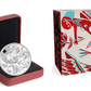 SALE - 2013 1oz $20 CANADIAN CONTEMPORARY ART -  DALCEGGIO FINE SILVER COIN