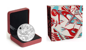 SALE - 2013 1oz $20 CANADIAN CONTEMPORARY ART -  DALCEGGIO FINE SILVER COIN