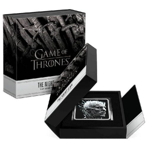 2022 GAME OF THRONES THE NIGHT KING 1 OZ SILVER MEDALLION