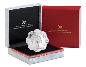 2014 $15 LUNAR YEAR OF THE HORSE - LOTUS - FINE SILVER COIN