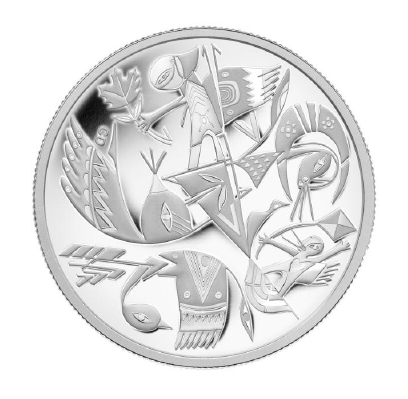SALE - 2013 1oz $20 CANADIAN CONTEMPORARY ART -  DALCEGGIO FINE SILVER COIN
