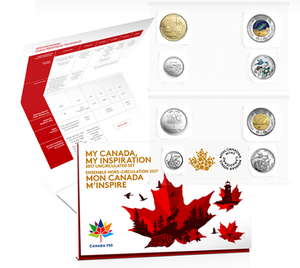 2017 MY CANADA, MY INSPIRATION UNCIRCULATED 8-COIN SET