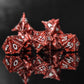 VORTEX WARP METAL DICE SET - RED