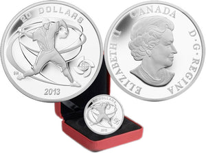 2013 1oz $20 WORLD BASEBALL CLASSIC TOURNAMENT - PITCHER FINE SILVER COIN