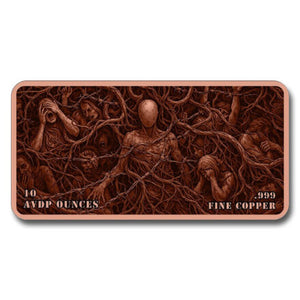 10oz YOU REAP WHAT YOU SOW COLOURIZED COPPER BAR