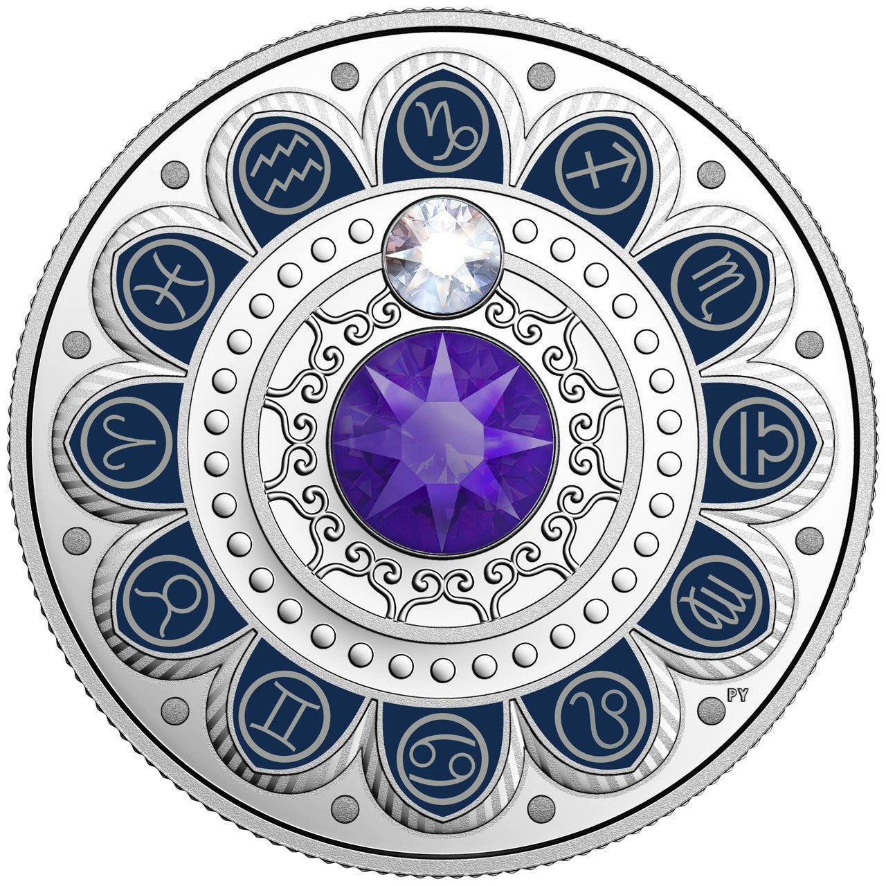 2017 1/4oz $3 ZODIAC SERIES - CAPRICORN FINE SILVER COIN