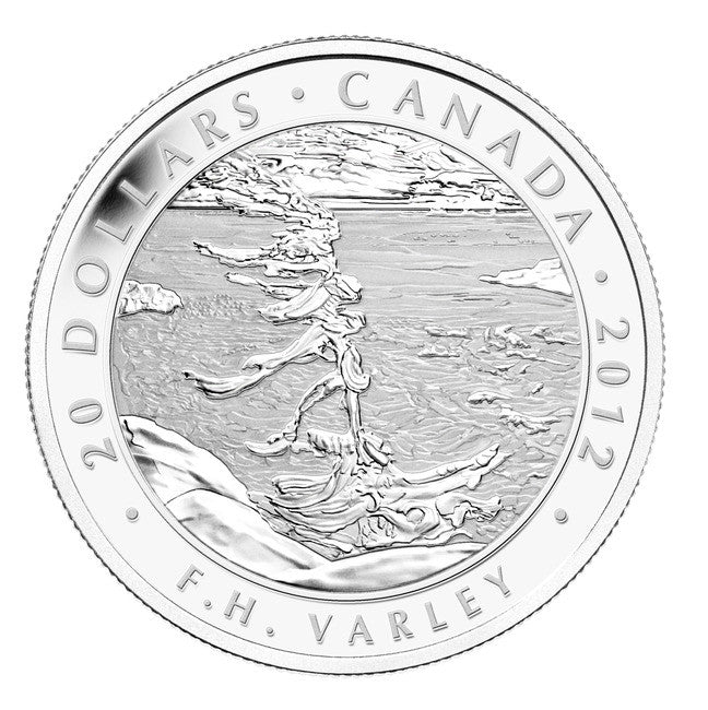 2012 1oz $20 - GROUP OF SEVEN - F.H. VARLEY - FINE SILVER COIN