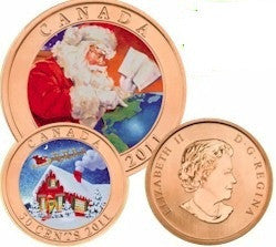 2011 50-CENT HOLIDAY COIN - GIFTS FROM SANTA