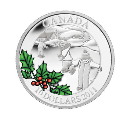 2011 1/2oz $10 - LITTLE SKATERS - FINE SILVER COIN
