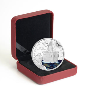 2012 50 CENT SILVER PLATED COIN - R.M.S. TITANIC