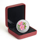 2011 1oz $20 COLOURED SILVER COIN - WILD ROSE