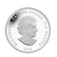 2012 1oz FINE SILVER COLOURIZED COIN - TWO LOONS