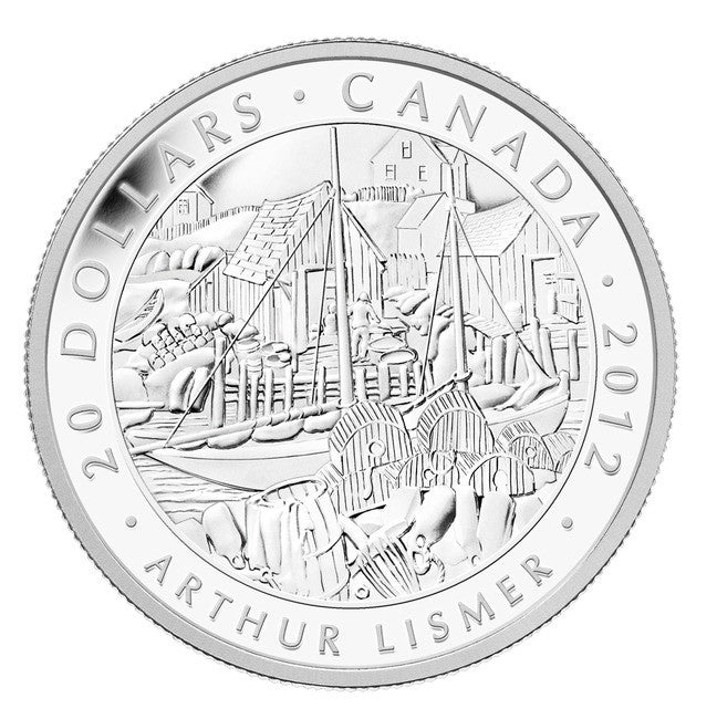 2012 1oz $20 - GROUP OF SEVEN - ARTHUR LISMER - FINE SILVER COIN