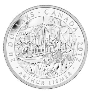 2012 1oz $20 - GROUP OF SEVEN - ARTHUR LISMER - FINE SILVER COIN