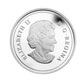 2012 1oz $20 - RHODODENDRON WILDFLOWER - SWAROVSKI CRYSTAL WATER DROPLETS - FINE SILVER COIN