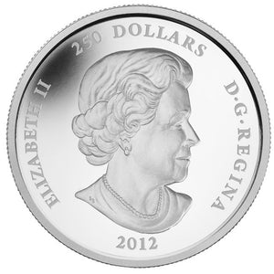E-TRANSFER ONLY - 2012 $250 - MAPLE LEAF FOREVER - ONE KILO FINE SILVER COIN