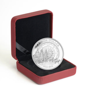 2013 $1 - 100TH ANNIVERSARY OF THE CANADIAN ARCTIC EXPEDITION - PROOF FINE SILVER COIN