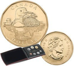 2012 7-COIN SPECIMEN SET - 25TH ANNIVERSARY OF THE LOONIE
