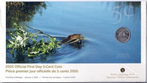 2005 5-CENT FIRST DAY COVER