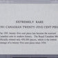 1991 CANADIAN QUARTERS 4 PACK - UNC FROM SEALED ROLL
