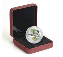 2011 25-CENT COLOURED COIN - BLACK-CAPPED CHICKADEE