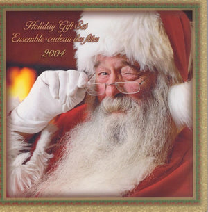 2004 HOLIDAY GIFT SET - COLOURIZED SANTA CLAUS QUARTER - FIRST IN SERIES
