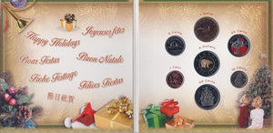 2004 HOLIDAY GIFT SET - COLOURIZED SANTA CLAUS QUARTER - FIRST IN SERIES