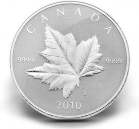 2010 $5 PIEDFORT 1OZ. PURE SILVER $5 COIN