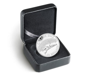 SALE - 2012 1/2oz $10 CANADIAN GEOGRAPHIC PHOTO CONTEST - PRAYING MANTIS FINE SILVER COIN