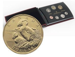 2005 7-COIN SPECIMEN SET - TUFTED PUFFIN LOONIE