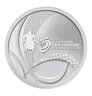 2011 - RICK HANSEN 25TH ANNIVERSARY RELAY MEDALLION