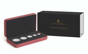 2013 25TH ANNIVERSARY OF THE SILVER MAPLE LEAF FINE SILVER FRACTIONAL SET (MINTAGE 9999)