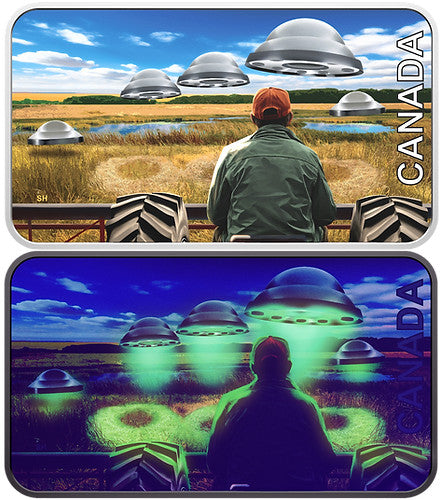 2024 1oz $20 CANADA'S UNEXPLAINED PHENOMENA: THE LANGENBURG EVENT FINE SILVER COIN